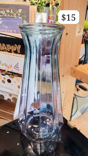TI CNY 3Tone color glass Big Vase $15