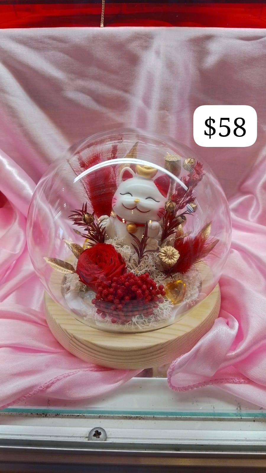 TI CNY  Lucky Cat with lights (small) $58