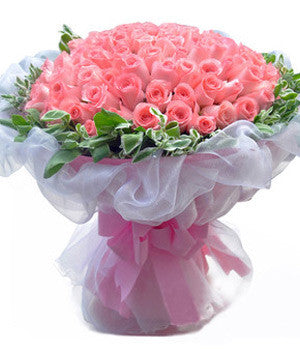 99 Rose Pink Bouquet