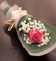 Rose Hand Bouquet  1 stalk