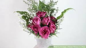 Rose Hand Bouquet 7 stalks