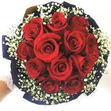 Rose Hand Bouquet 14 stalks